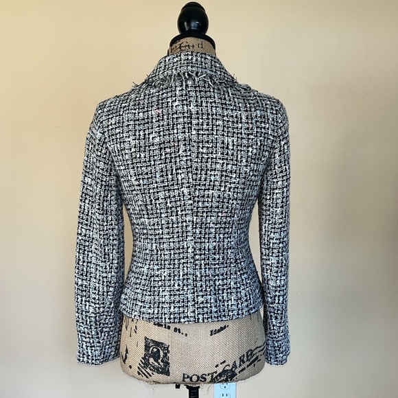 Single Breasted Tweed Jacket Blazer - Picture 7 of 10